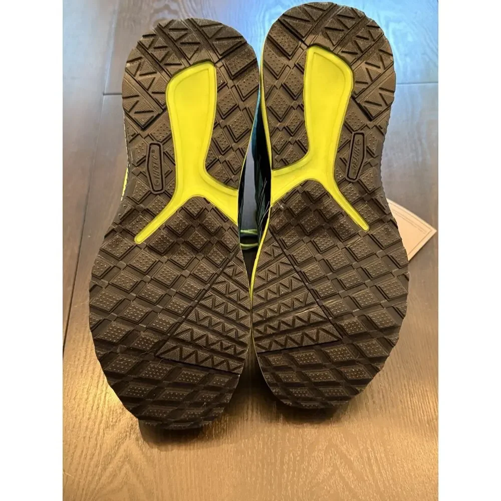 HI-TEC Demolisher Mid Men's Athletic Shoes Synthetic Black/Blue/Yellow 9.5